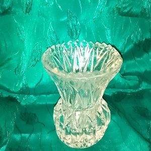 Cute little cut glass tooth pick holder